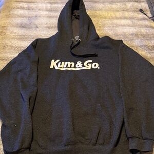 Kum&Go Fruit of the Loom Dark Gray Hoodie